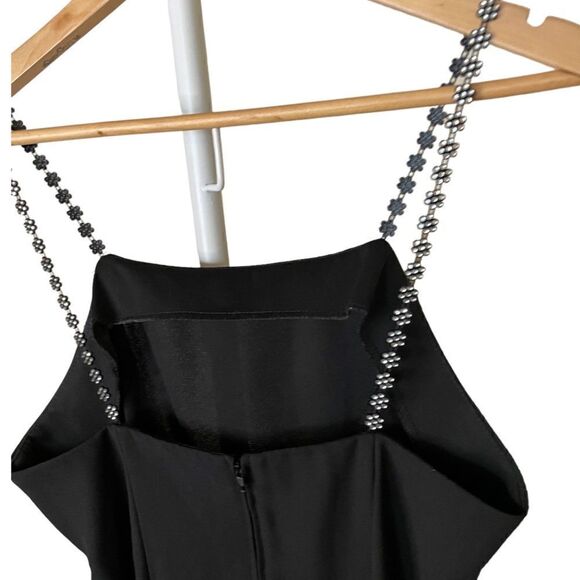 Vintage Alyn Paige Jeweled Straps LBD - Size 11/12 - Picture 2 of 5